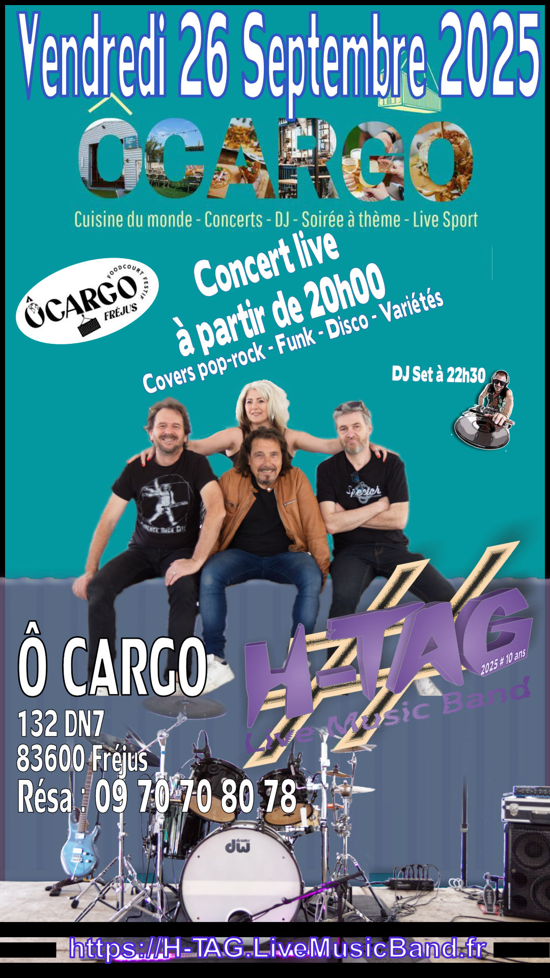 H-TAG @ Ô CARGO Foodcourt - Fréjus