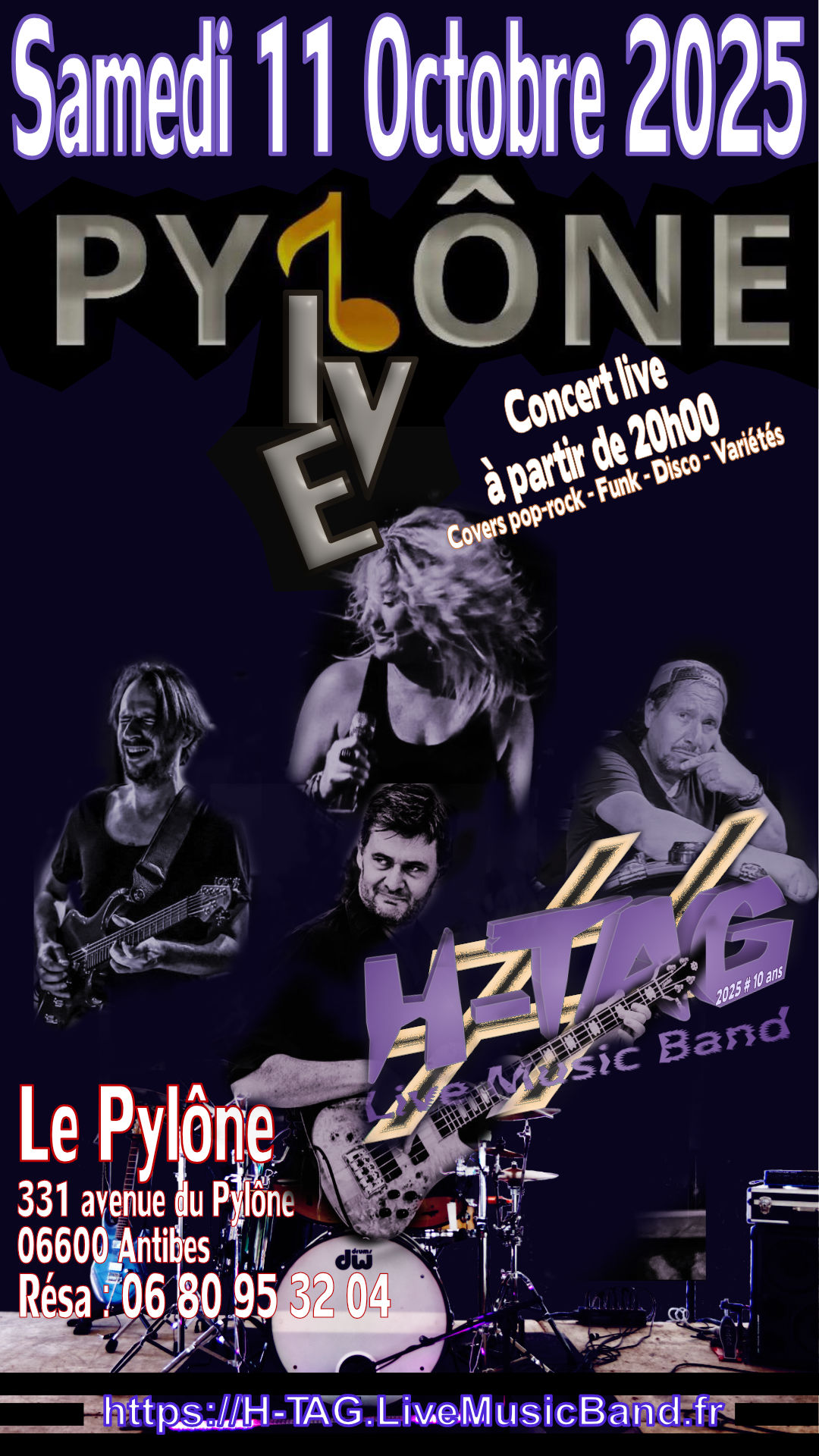 H-TAG @ Le Pylône Antibes