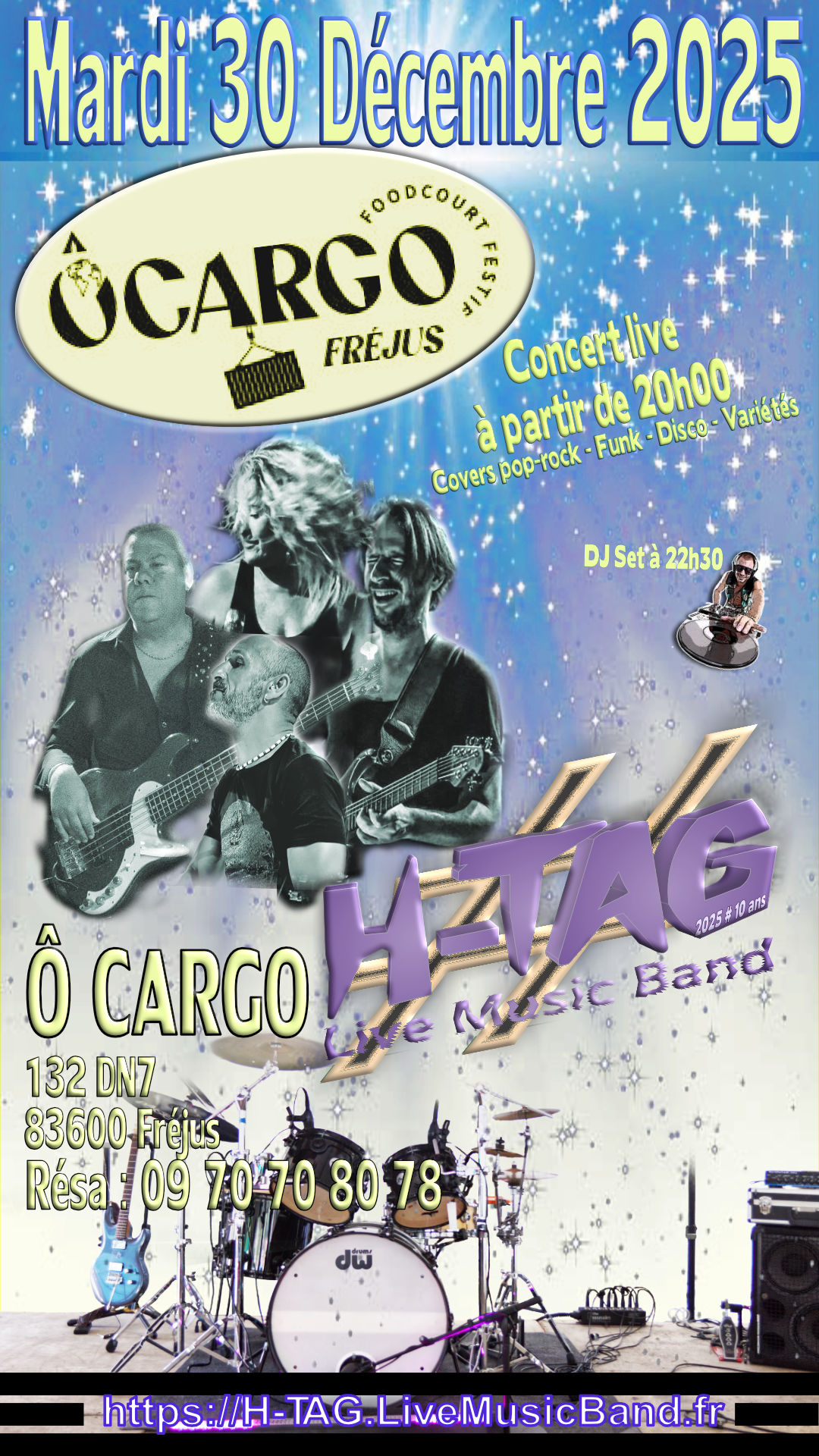 H-TAG @ Ô CARGO Foodcourt - Fréjus