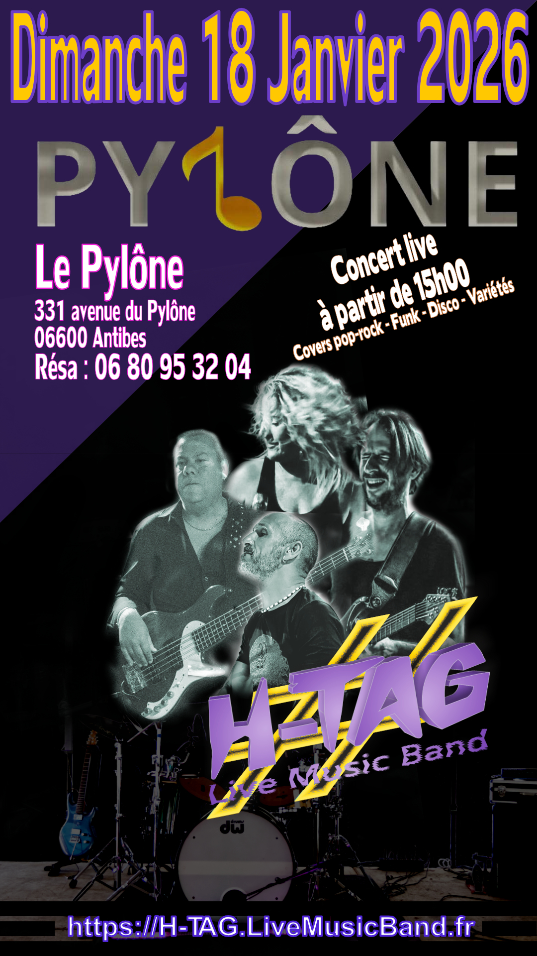 H-TAG @ Le Pylône Antibes