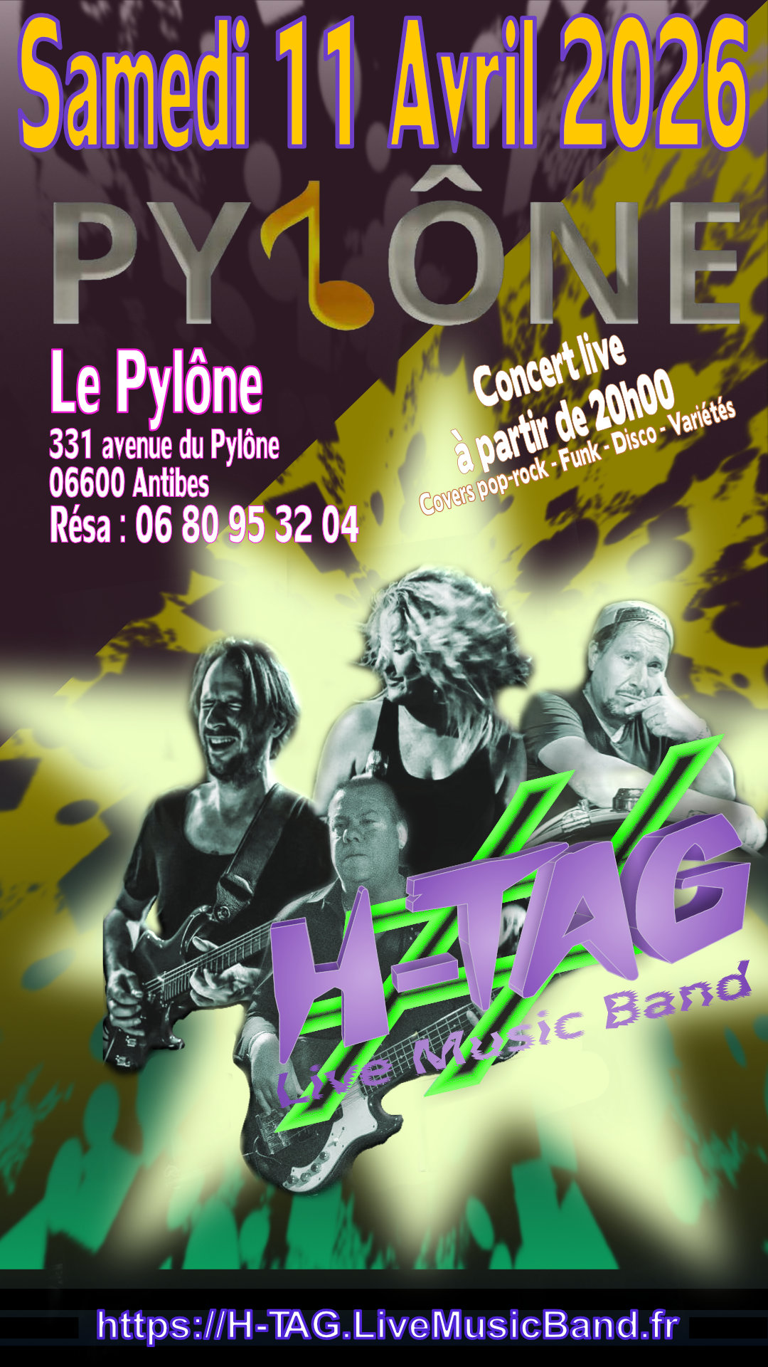 H-TAG @ Le Pylône Antibes
