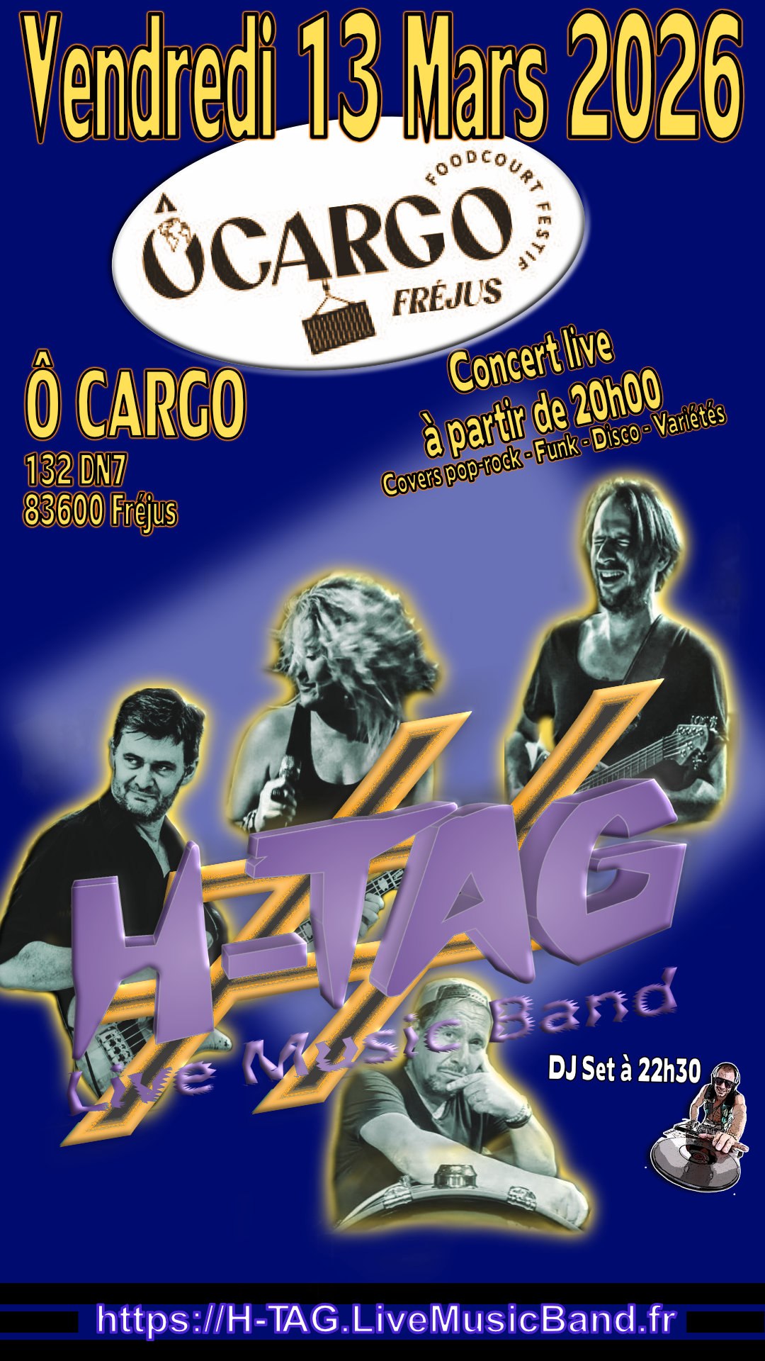 H-TAG @ Ô CARGO Foodcourt - Fréjus