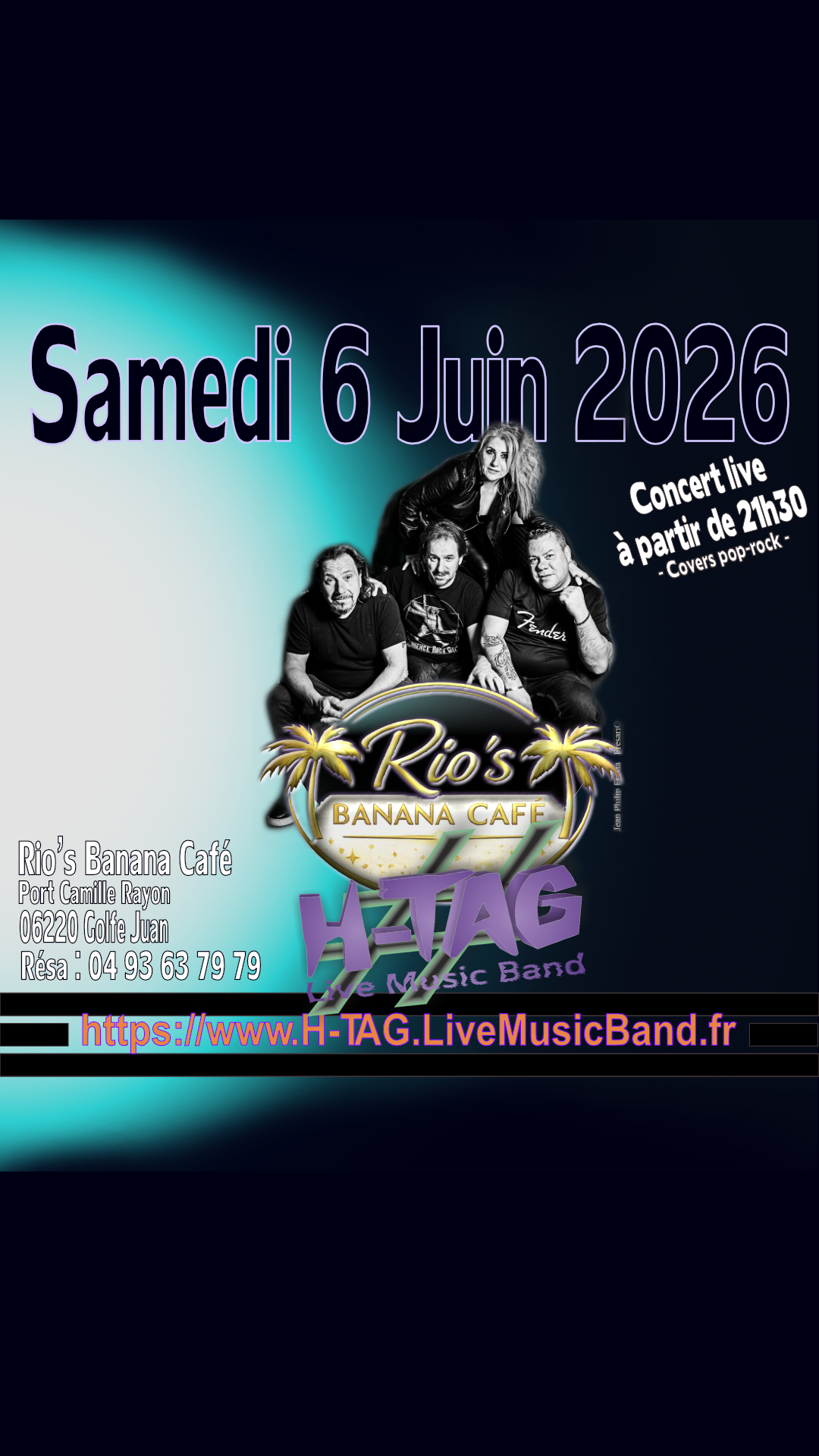 H-TAG @ Rio's Banana Café - Golfe Juan